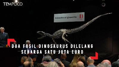 Fosil Dinosaurus Dilelang Seharga Satu Juta Euro