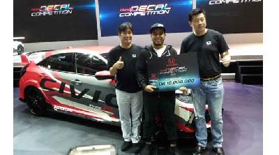 Inilah Honda Civic Type R Pemenang Lomba Honda Decal di IIMS 2018