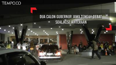 Dua Calon Gubernur Jawa Tengah Debat soal Kesejahteraan