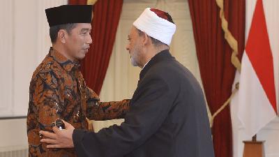Jokowi Terima Kunjungan Imam Besar Al Azhar