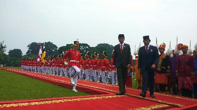 Jokowi Terima Kunjungan Sultan Brunei Hassanal Bolkiah