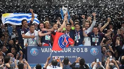 Bekuk Les Herbiers, PSG Juara Piala Prancis 2018