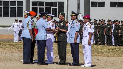 Panglima TNI Melantik 3 Panglima dan 1 Komandan Baru di Papua