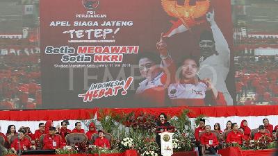 Megawati Tegaskan Apel Siaga PDIP di Solo Bukan Kampanye