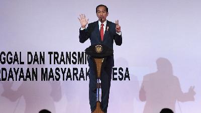 Jokowi Buka Rakornas Pembinaan Penyelenggaraan Pemerintahan Desa