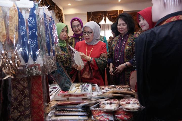 Mufidah Jusuf Kalla Kunjungi Pengurus Dekranasda Sumsel