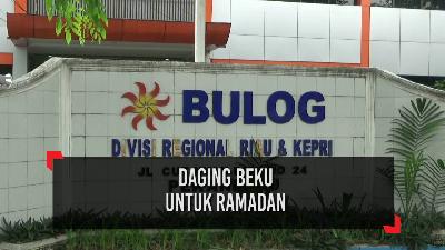 Bulog Riau Datangkan 15 Ton Daging Beku untuk Ramadan