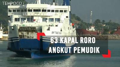 63 Kapal Roro Siap Angkut Ribuan Pemudik ke Sumatera