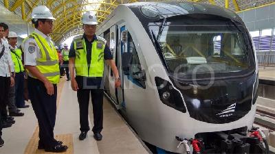 LRT Palembang Dijadwalkan Beroperasi pada 15 Juli 2018
