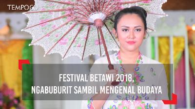 Festival Betawi 2018, Ngabuburit sambil Mengenal Budaya