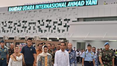 Kondisi Bandara Ahmad Yani 5 Hari Setelah Diresmikan Jokowi