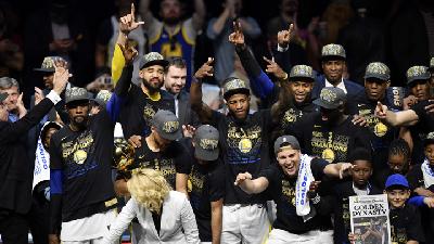 Kalahkan Cavaliers, Golden State Warriors Juara NBA 2018