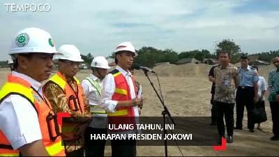 Ulang Tahun, Ini Harapan Presiden Jokowi