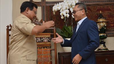Prabowo Hadiri Halal Bihalal dan Reuni Purnawirawan Kopassus
