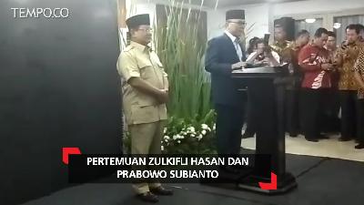 Zulkifli dan Prabowo Bertemu, Ini yang Dibicarakan