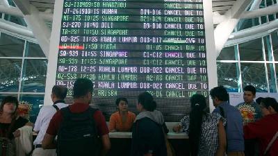Erupsi Gunung Agung, 38 Penerbangan Garuda ke Bali Dibatalkan