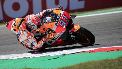 Hasil Kualifikasi MotoGP Jerman: Marquez Rebut Pole, Rossi Keenam