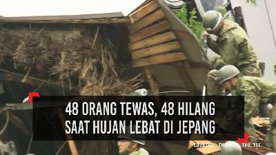 48 Orang Tewas, 22 Hilang Saat Hujan Deras di Jepang