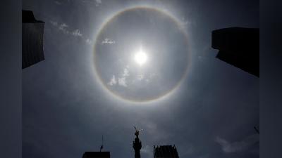 Indahnya Fenomena Halo Matahari Hiasi Langit Meksiko