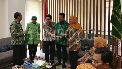 Khofifah dan Emil Dardak Kunjungi Kantor DPP P PP