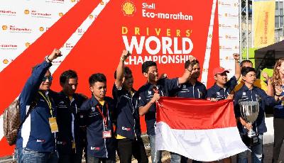 M obil Buatan Mahasiswa ITS Juara Kompetisi Hemat BBM di London