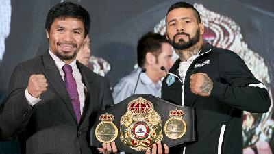 Tinju Dunia: Timbang Badan, Bobot Pacquiao di Bawah Matthysse