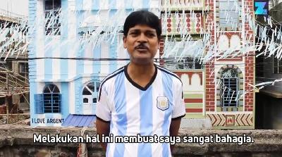 Penggemar Messi dan Tabungan Piala Dunianya