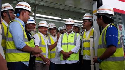 Menhub Targetkan LRT Kelapa Gading Diresmikan 10 Agustus 2018