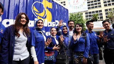 NasDem Daftar Caleg ke KPU, Ada Nama Manohara dan Kristina
