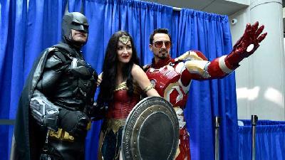 Aneka Kostum Cosplayer Hadiri Acara Comic Con International