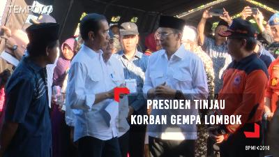 Gempa Lombok, Jokowi Beri Bantuan Renovasi Rumah Rp 50 Juta