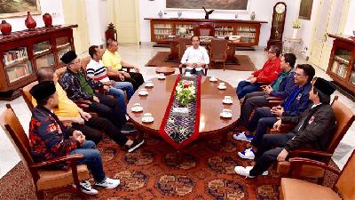 Rahasia, Arahan Jokowi untuk Sekjen Parpol Pendukung di Pilpres