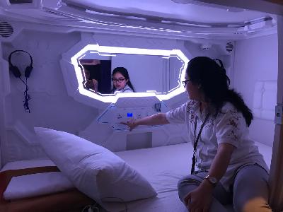 120 Kamar Hotel Kapsul Bandara Soekarno - Hatta Resmi Beroperasi
