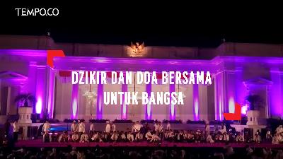 Joko Widodo Menggelar Dzikir dan Doa Bersama