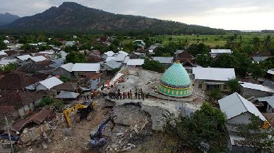 Pemerintah Putuska n Gempa Lombok Bukan Bencana Nasional