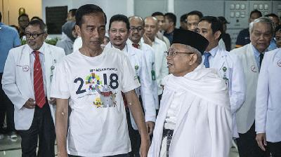 Jokowi Tunjuk Ketua Tim Pemenangan setelah Kembali dari Lombok