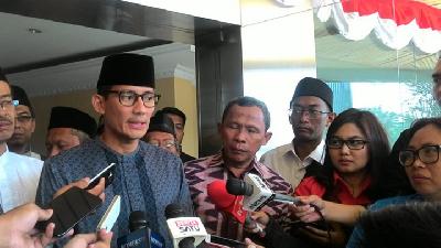 Sandiaga Uno Minta Masyarakat Tidak Terpecah Akibat Rupiah Loyo