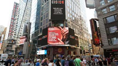 Iklan Produk Kriya Indonesia Mejeng di Times Square New York