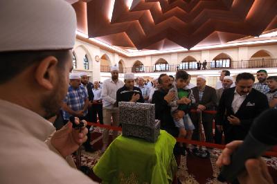 Idul Adha, Masjid di Turki Pajang Jenggot Nabi Muhammad