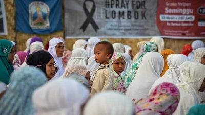 Kotek Anak Ayam Pelipur Lara Anak-anak Korban Gempa Lombok