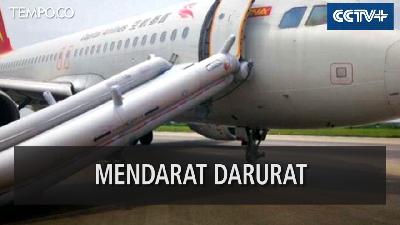 Gagal Mekanis, Pesawat Mendarat Darurat, 5 Terluka