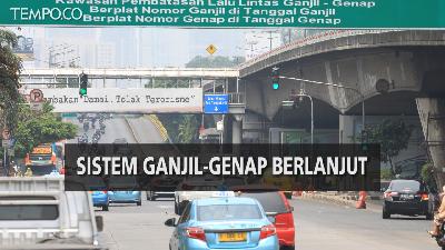 Sistem Ganjil Genap Berlanjut untuk 10 Ruas Ini