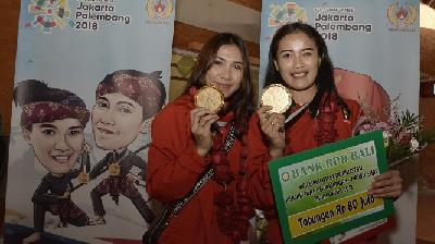 Peraih Medali Asian Games asal Bali Disambut Bonus Puluhan Juta