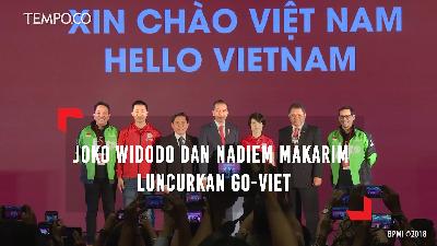Joko Widodo dan Nadiem Makarim Hadiri Peluncuran Go-Viet