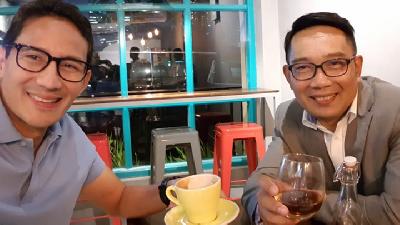 Ngopi Bareng, Sandiaga Uno: Kesalahpahaman dengan RK Rampung