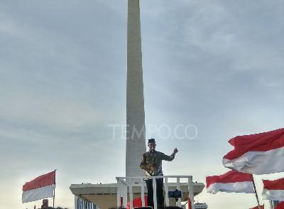 Reka Ulang Rapat Ikada di Monas, Ini Isi Pidato Anies Baswedan