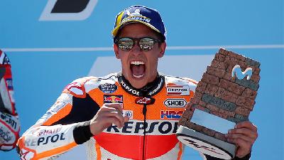 Marc Marquez Juarai MotoGP Aragon