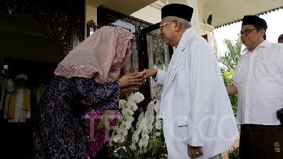 Ma'ruf Amin akan Temui Pimpinan Gereja se-Sumut di Silangit,