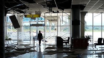 Ini Kondisi Bandara Mutiara Sis Al Jufri Pasca Gempa Palu