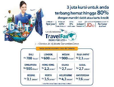Garuda Travel Fair Tahap II Bidik Tr ansaksi Rp 218 Miliar